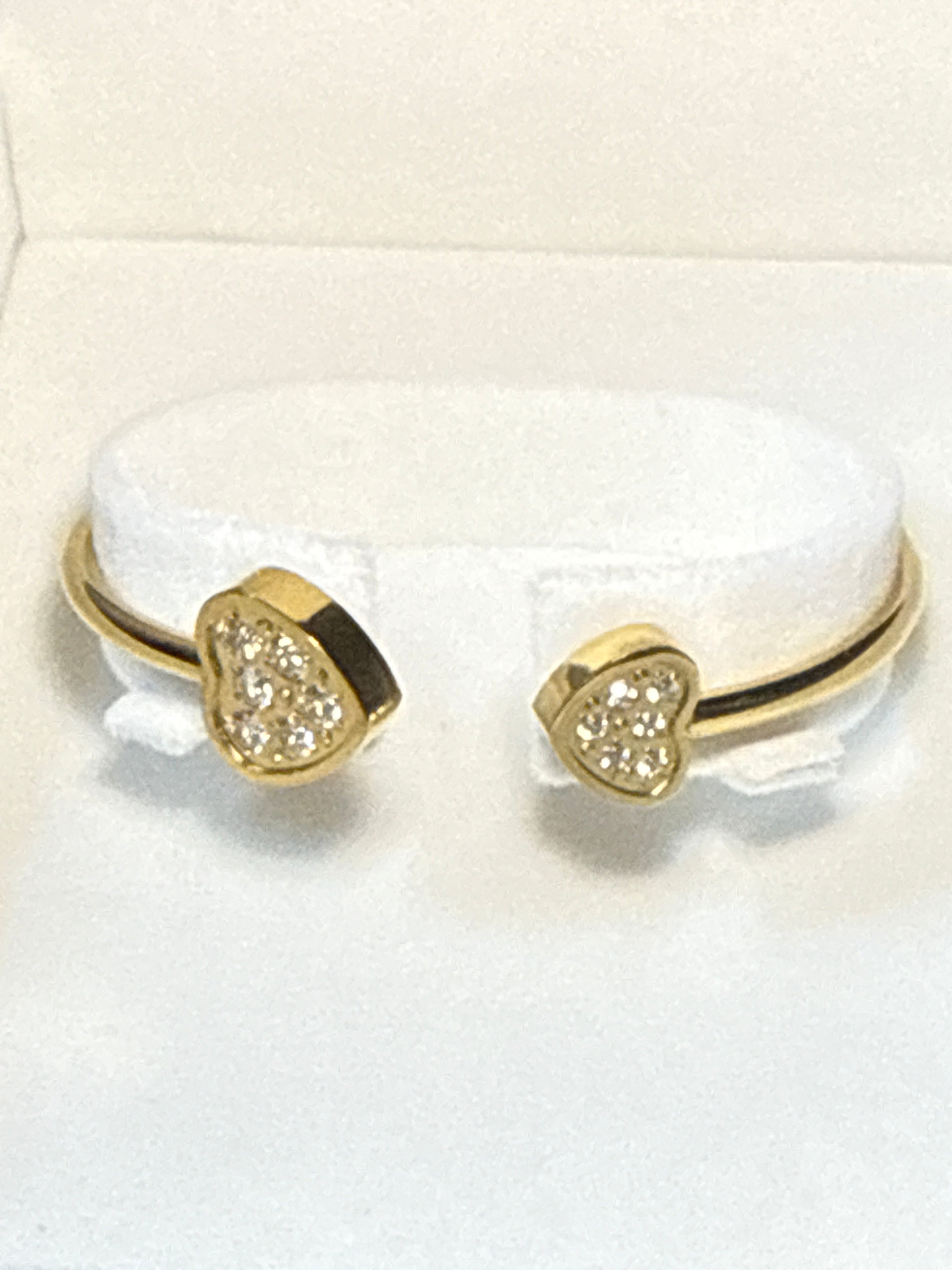 Golden Heart Sparkle Cuff