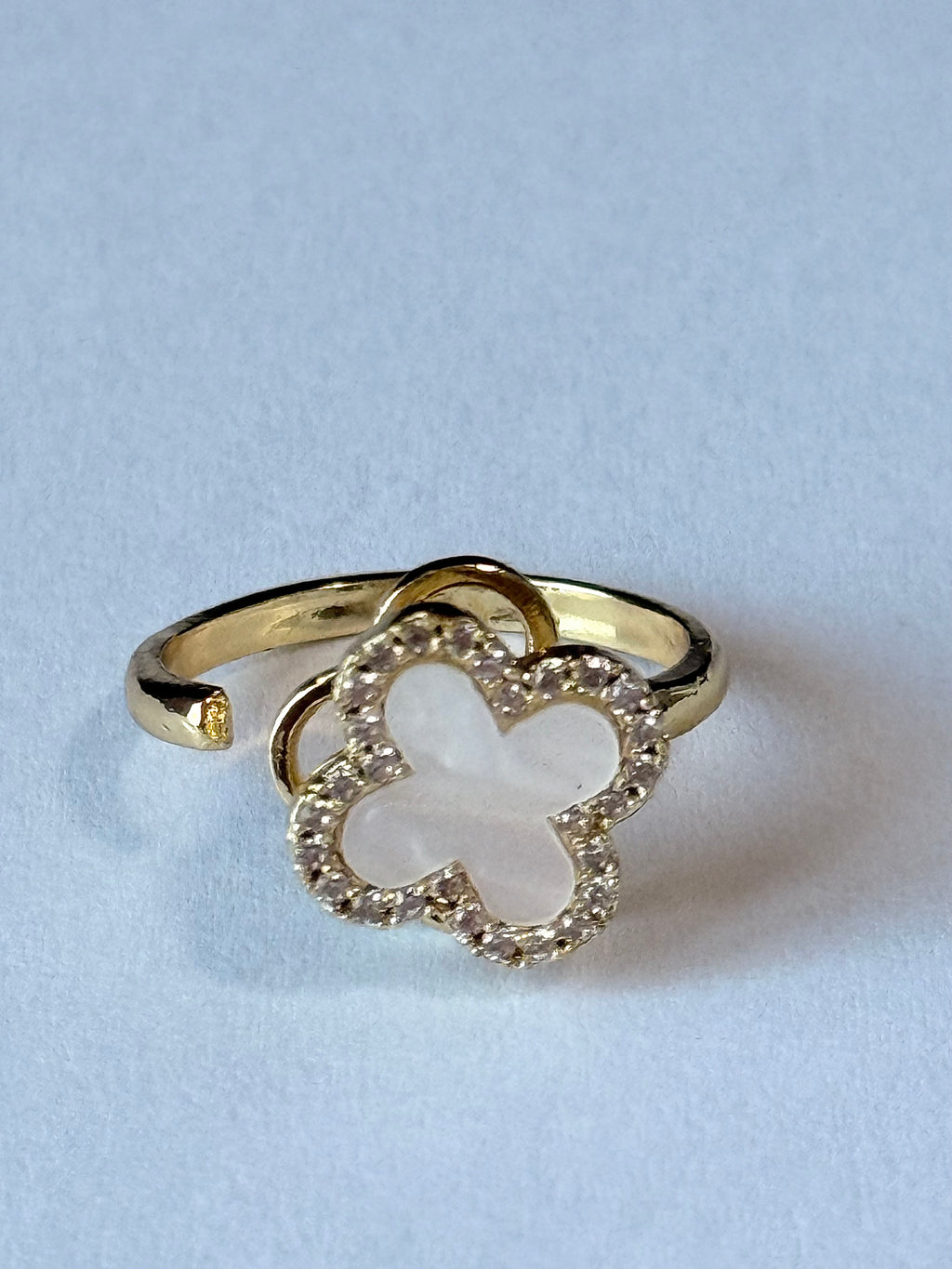 Ivory Clover Ring