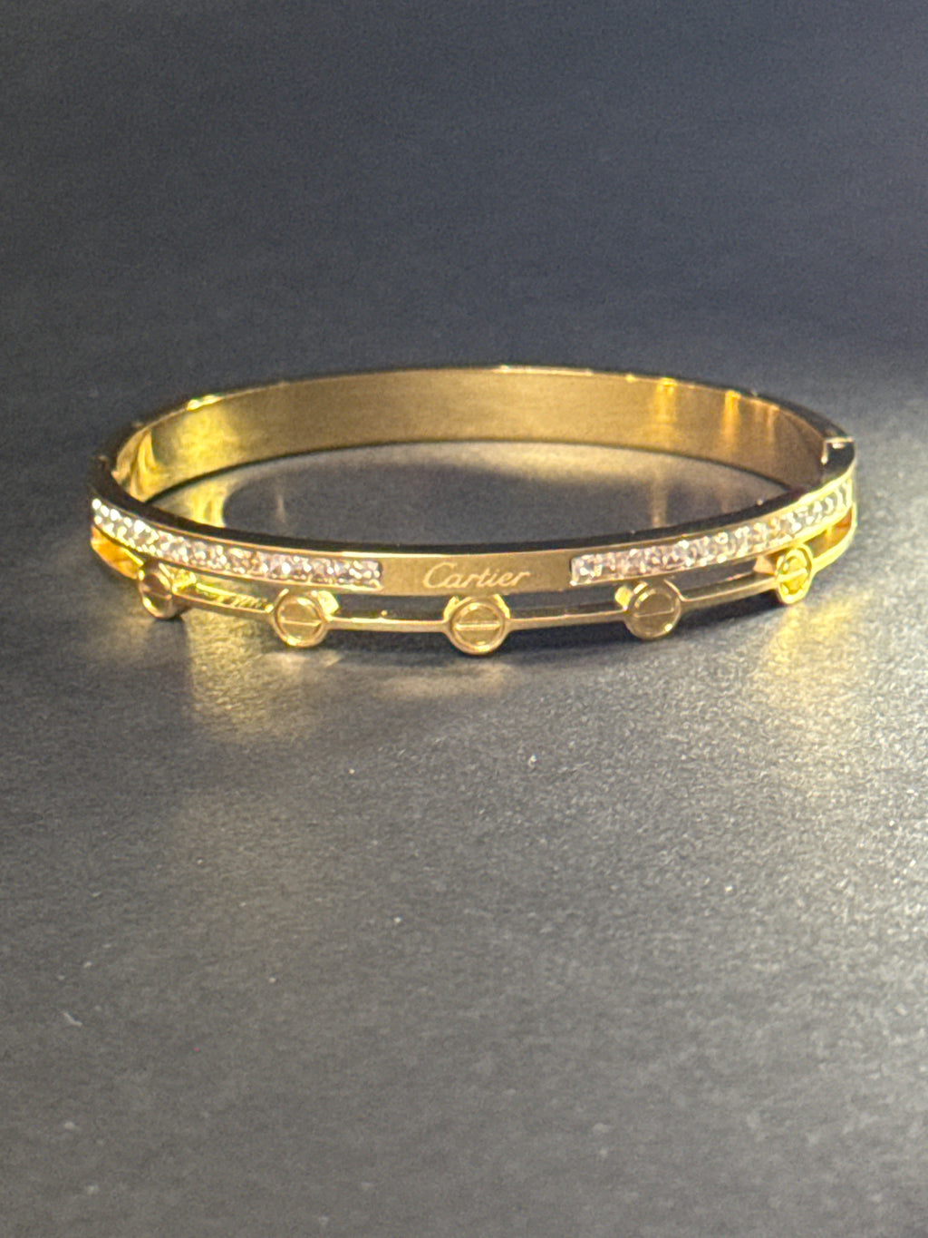 SIGNATURE SCREW BANGLE