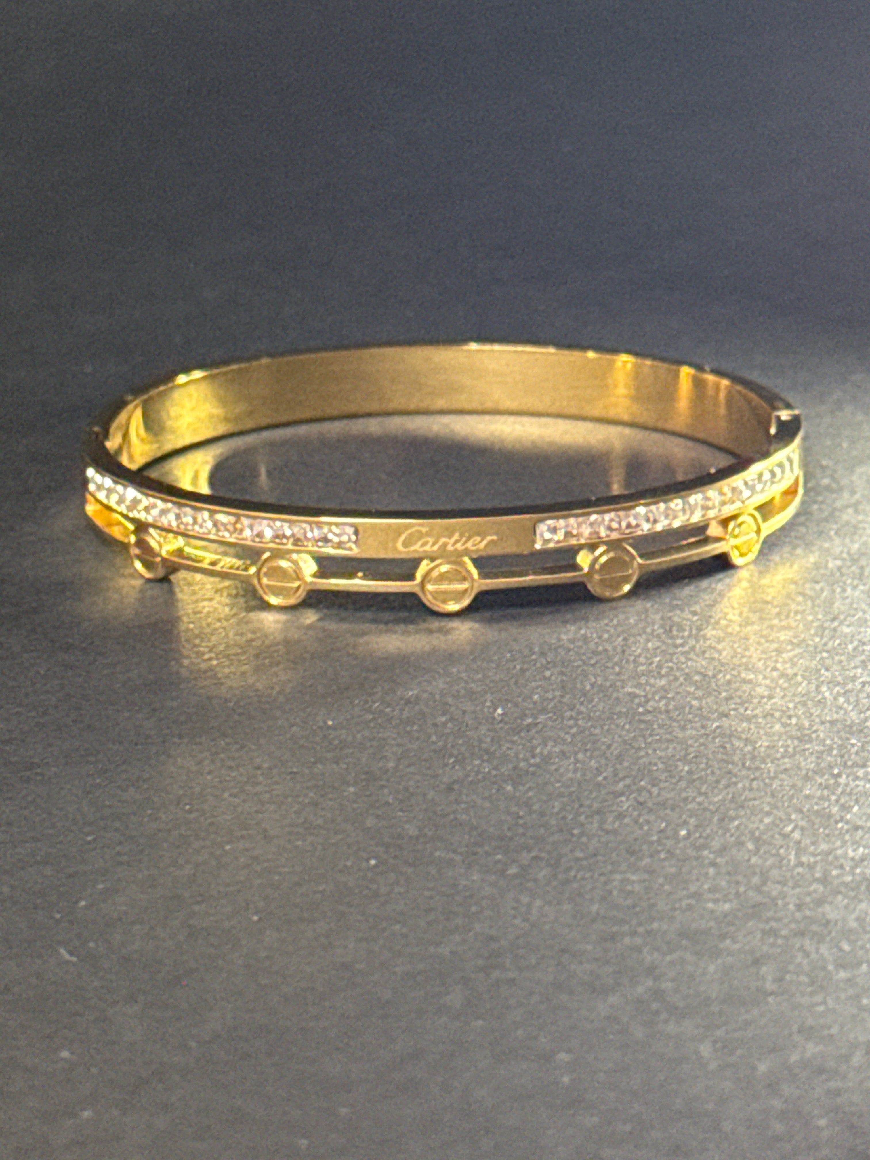 SIGNATURE SCREW BANGLE