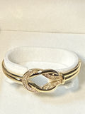 LUXE KNOT CRYSTAL BANGLE
