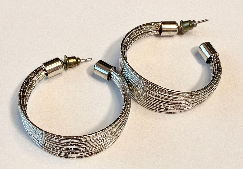 Textured Luxe Hoop Earrings