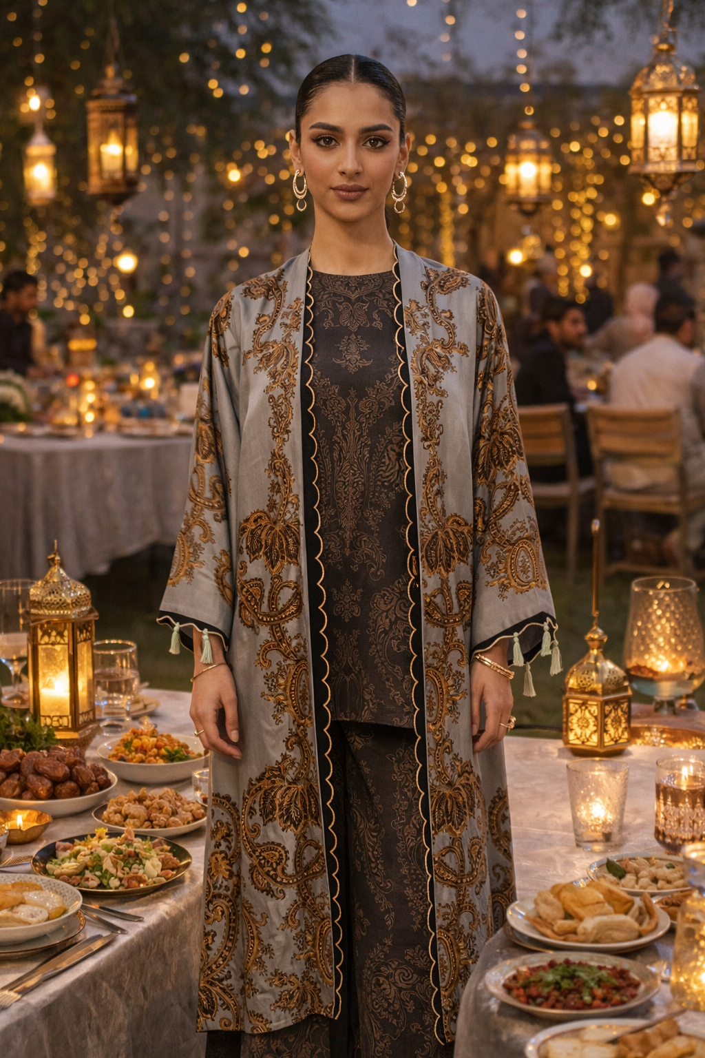 3 Peices Shrug with Co-ords