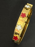 Flora Charm Statement Bangle