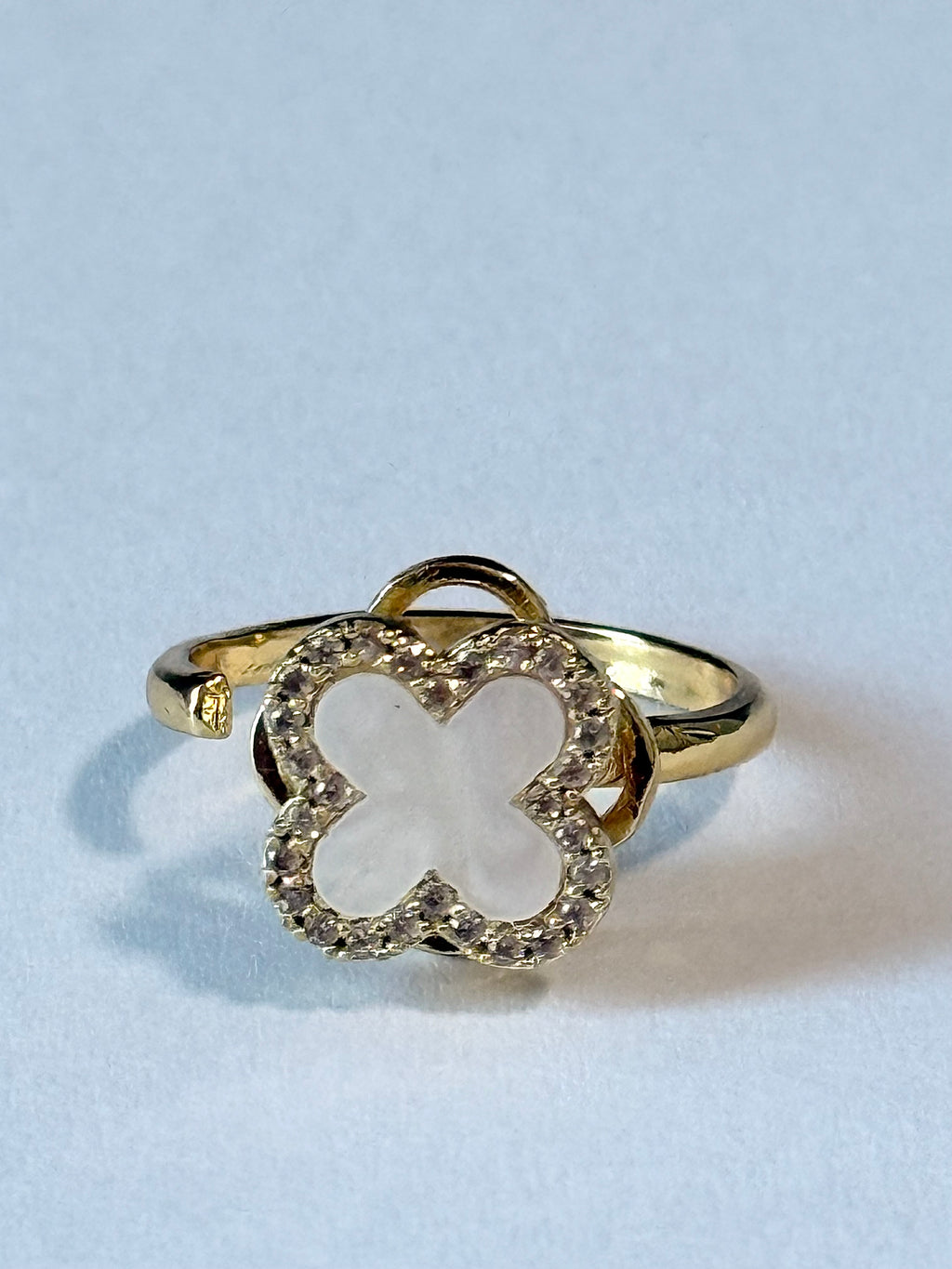 Ivory Clover Ring