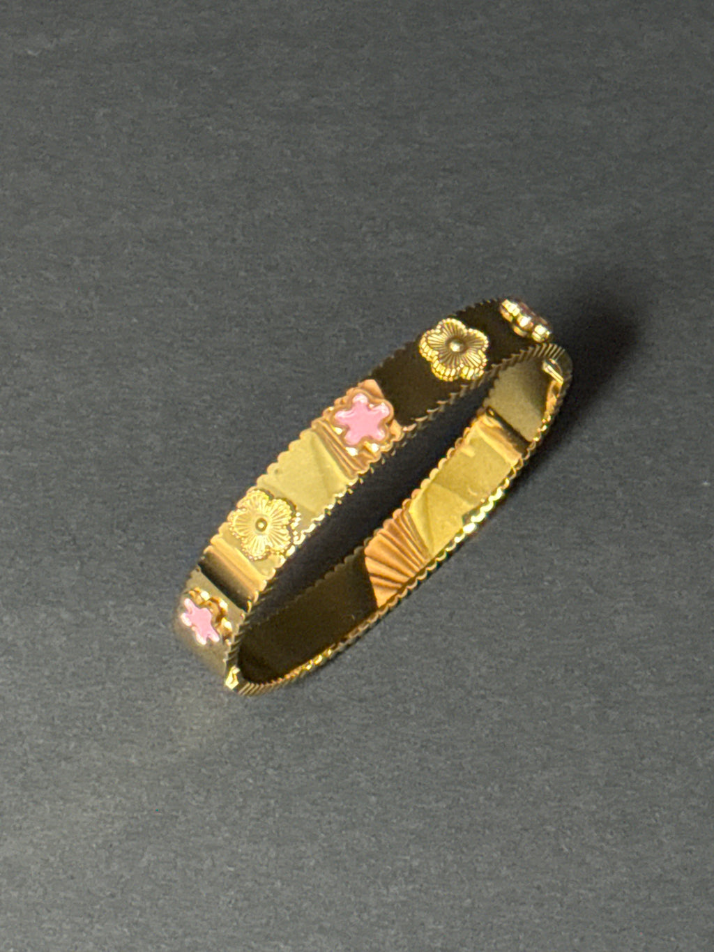 Blush Bloom Gold Bracelet
