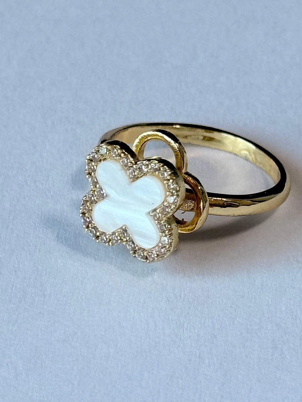Ivory Clover Ring