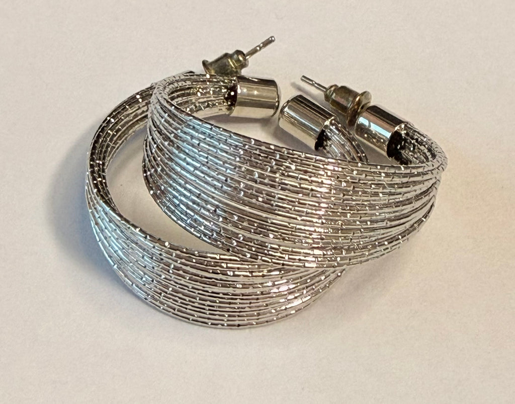 Textured Luxe Hoop Earrings