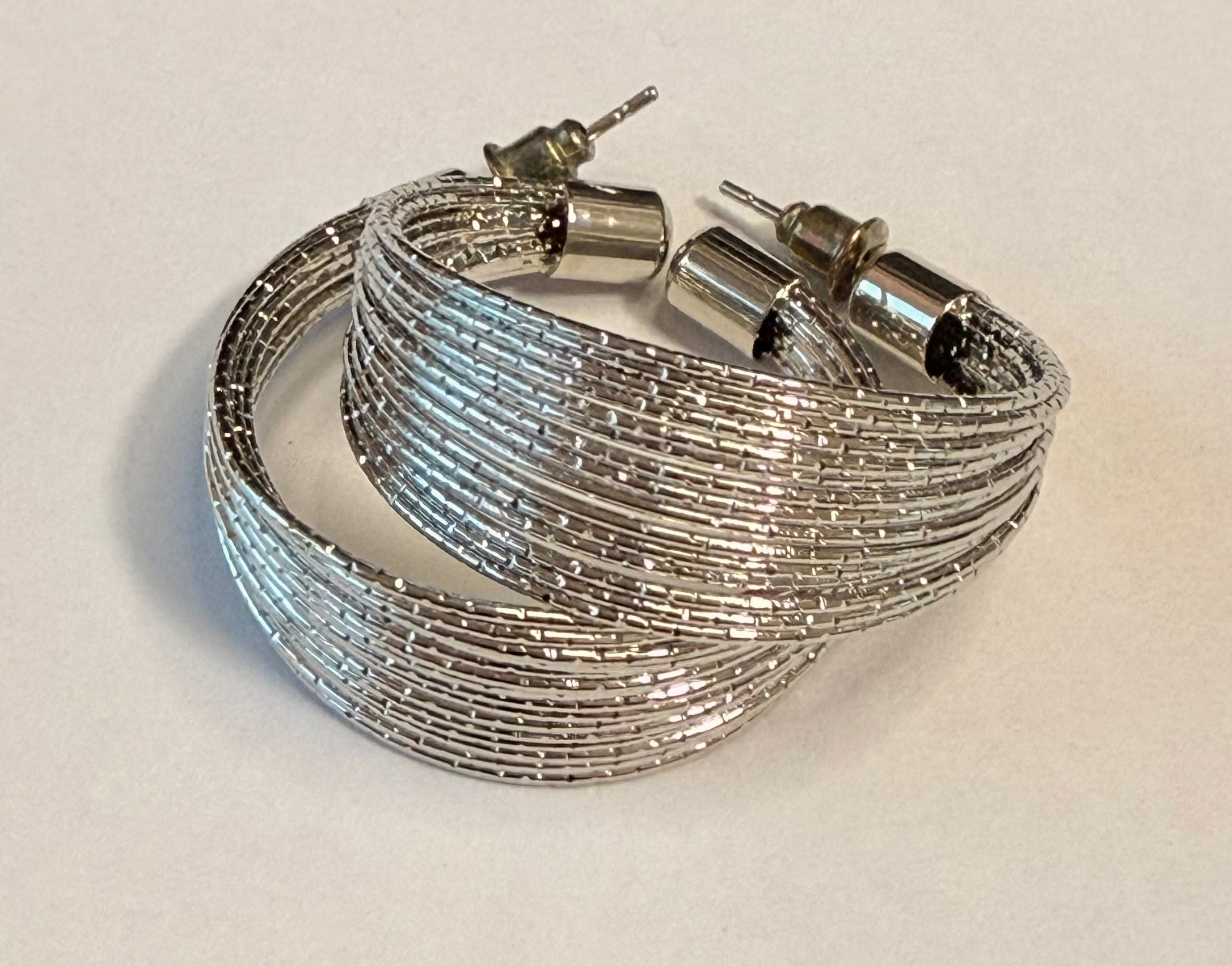 Textured Luxe Hoop Earrings