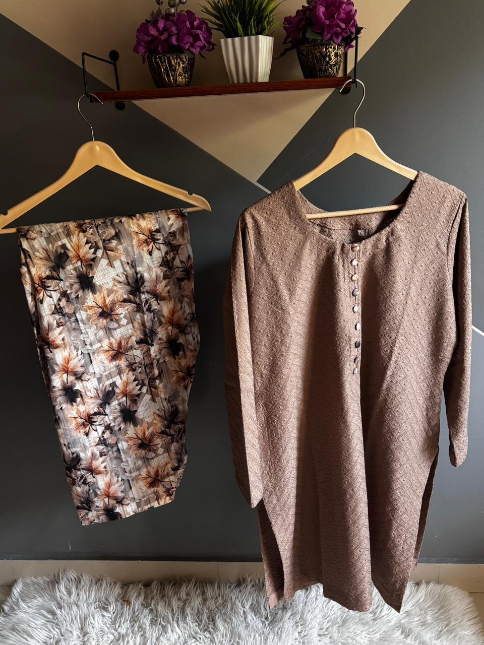 Elegant Chikankari Co-Ord Set