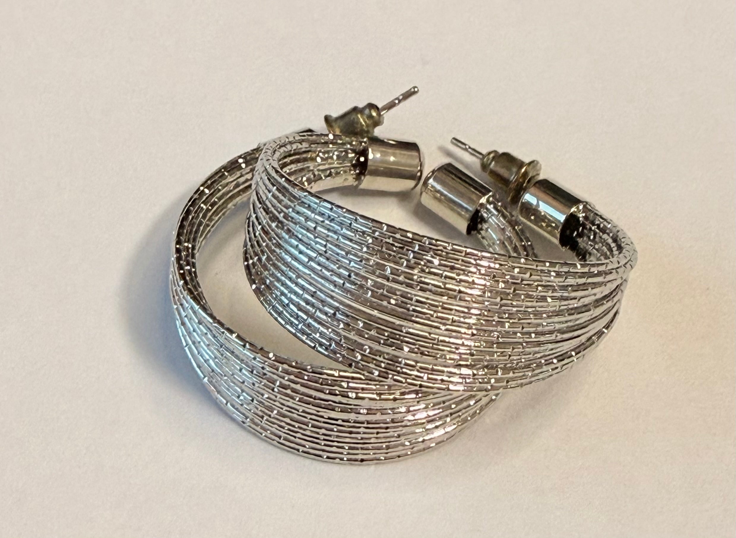 Textured Luxe Hoop Earrings