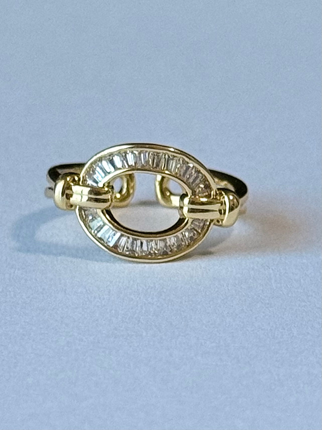 Halo Crystal Luxe Ring