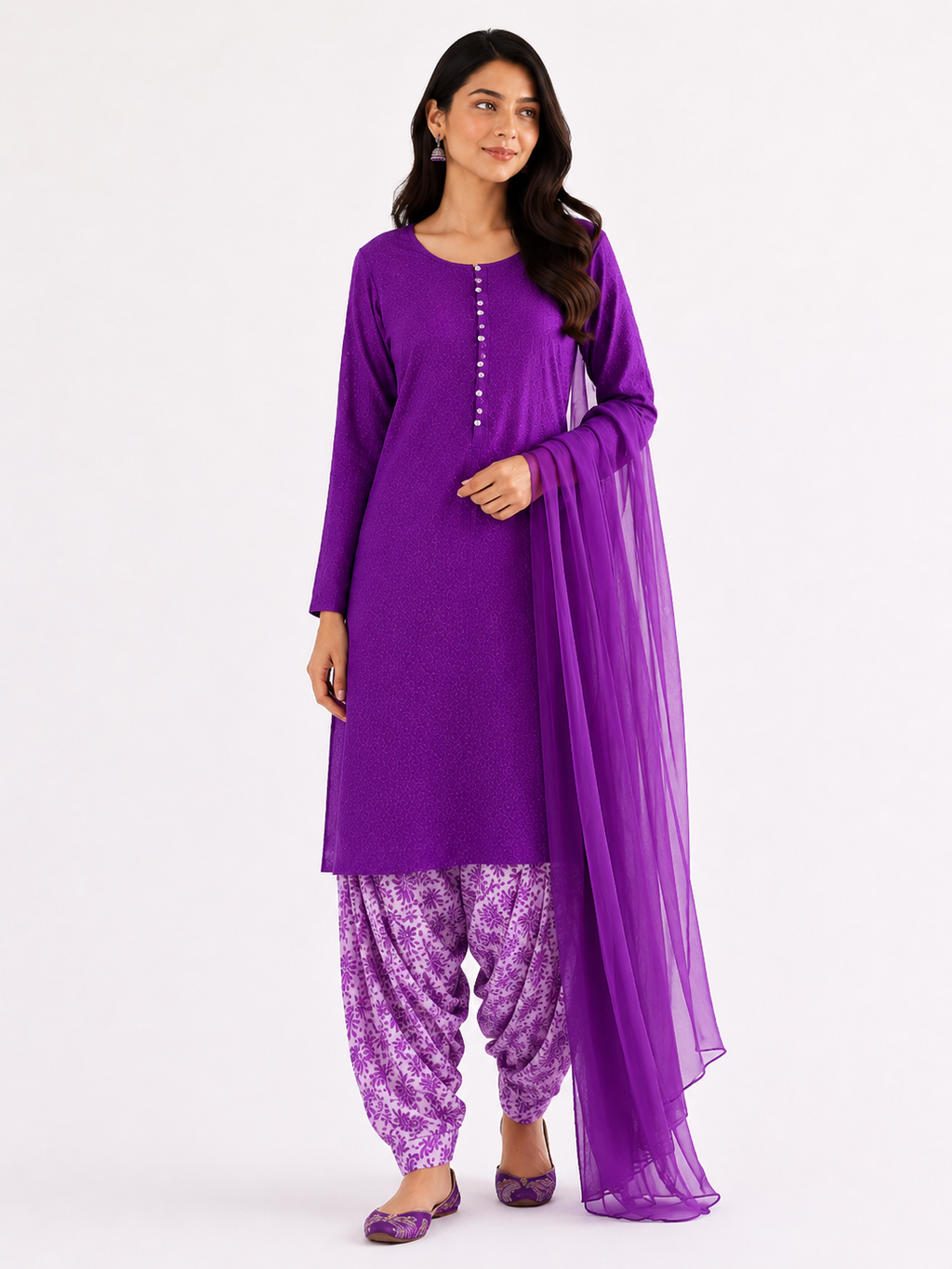 Elegant Chikankari Co-Ord Set