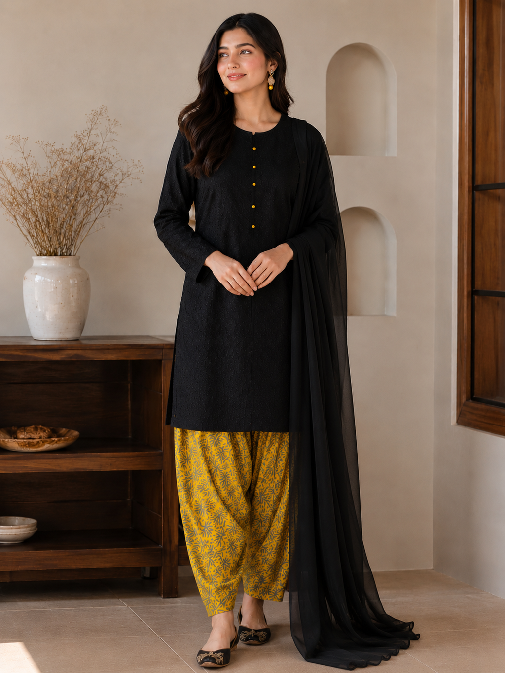 Elegant Chikankari Co-Ord Set