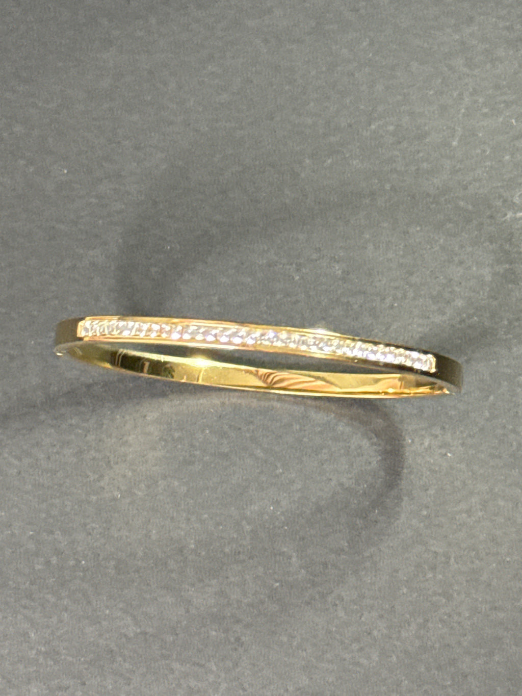 SLIM CRYSTAL LINE BANGLE