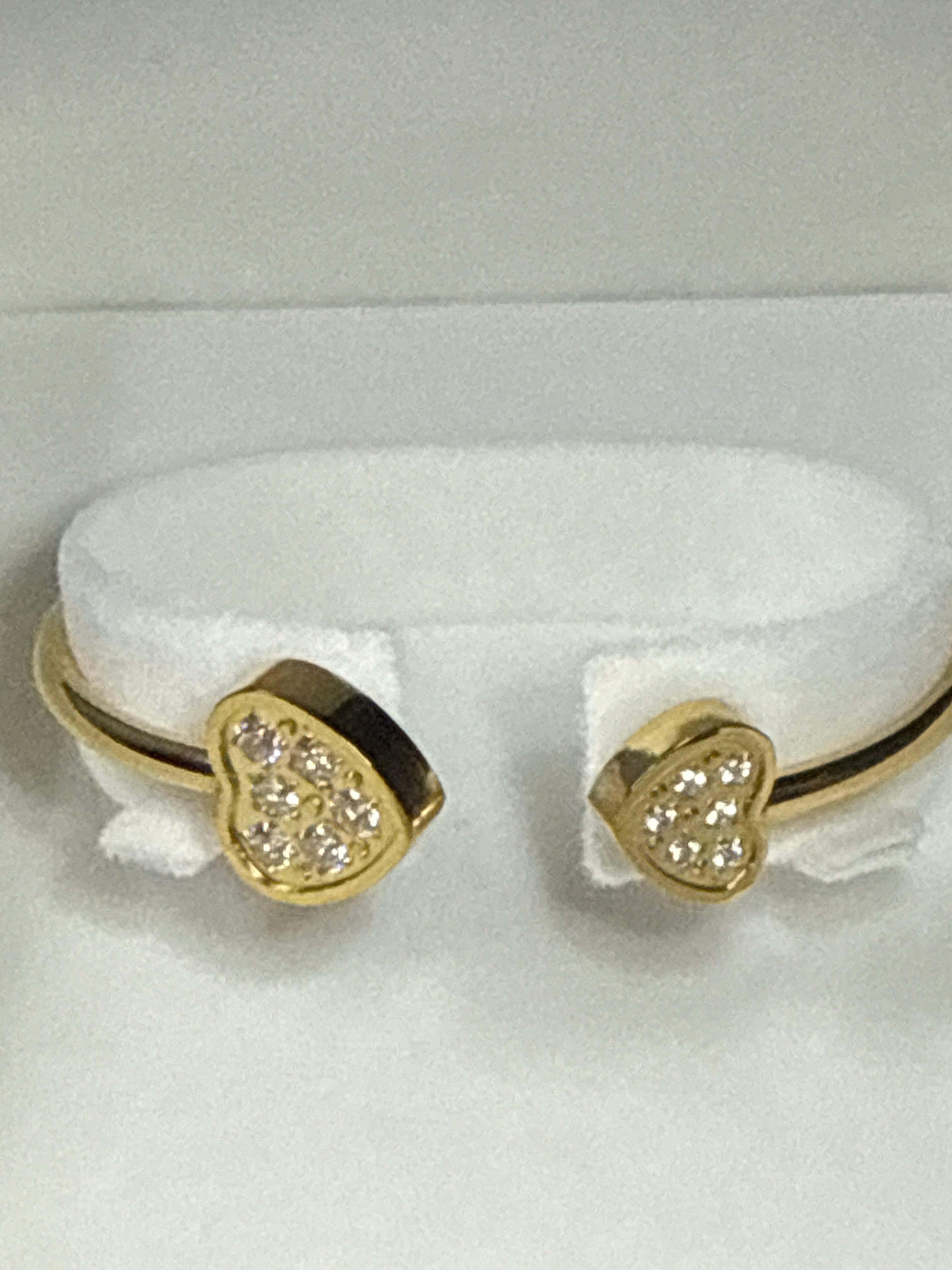 Golden Heart Sparkle Cuff