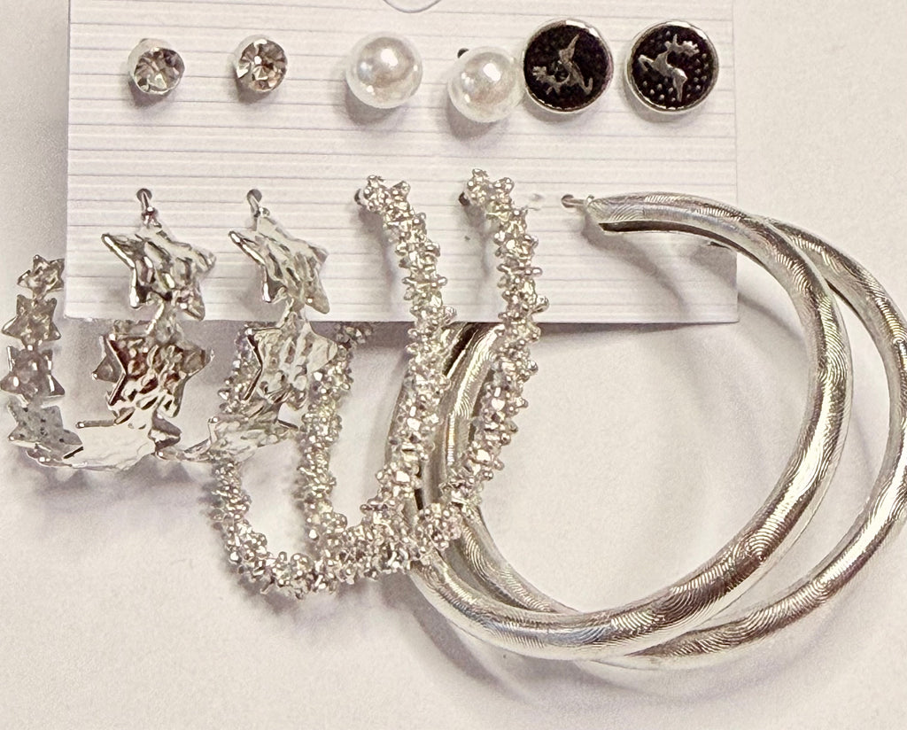 Silver Essentials Hoop Set (6-Pair Bundle)