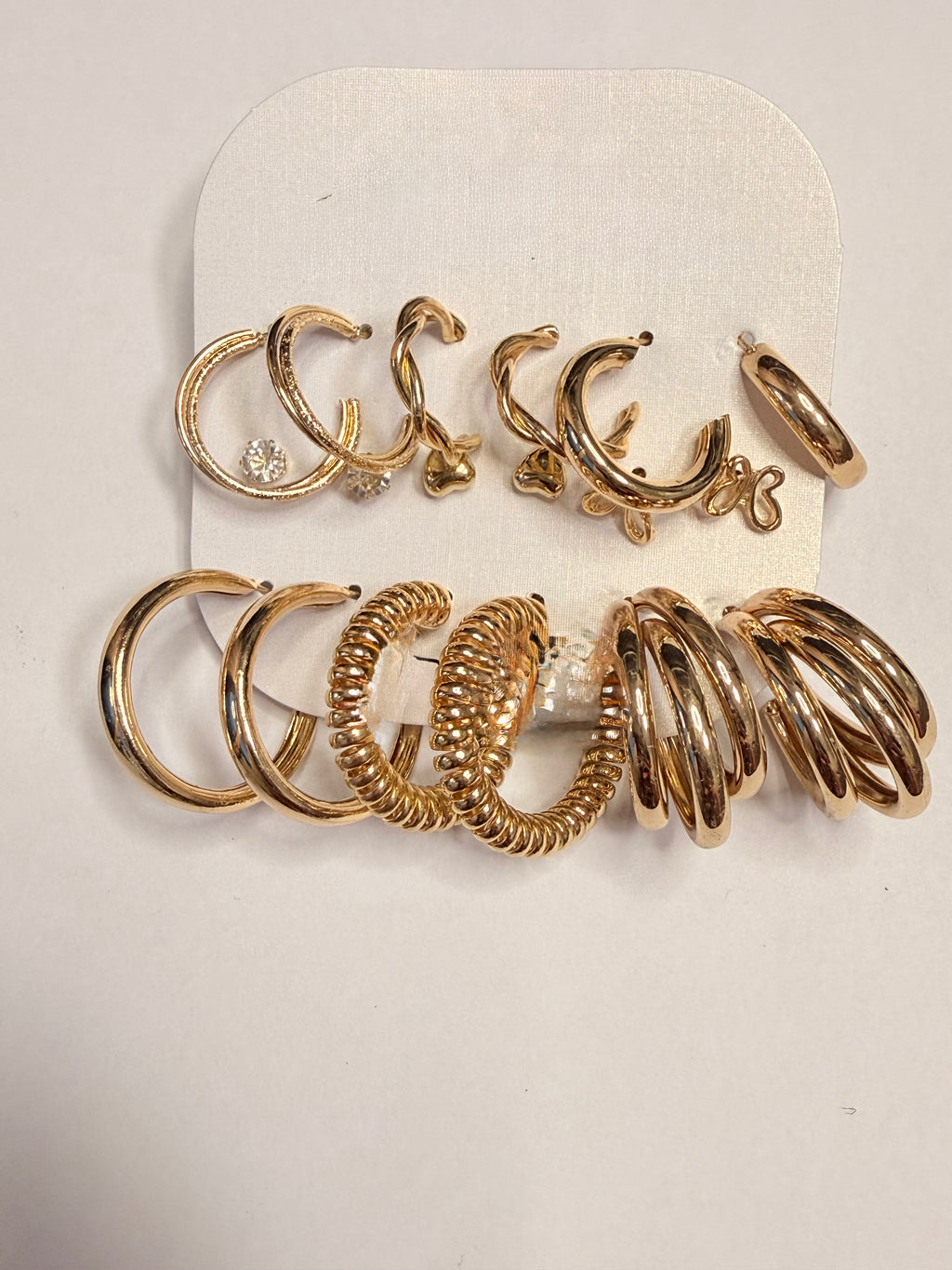 Golden Essentials Hoop Set (6-Pair Bundle)