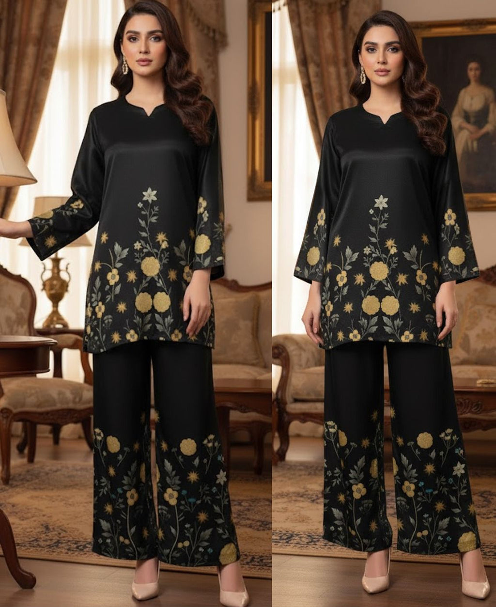 Fusion Premium Co-Ords Set – Crystal Khaddar