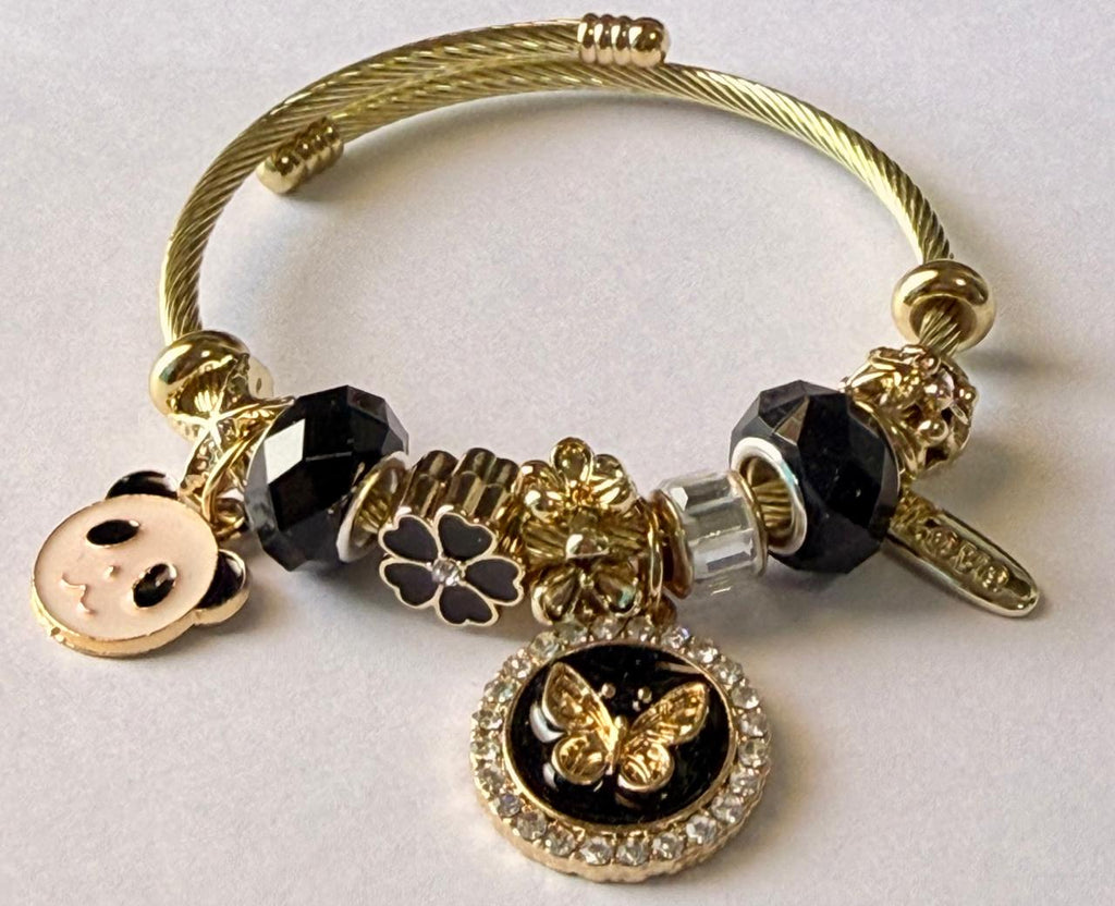 Midnight Butterfly Bracelet