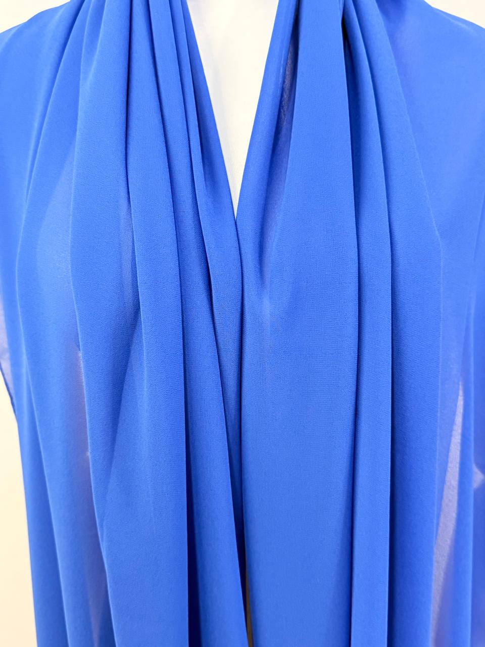 Azure Flow Drape
