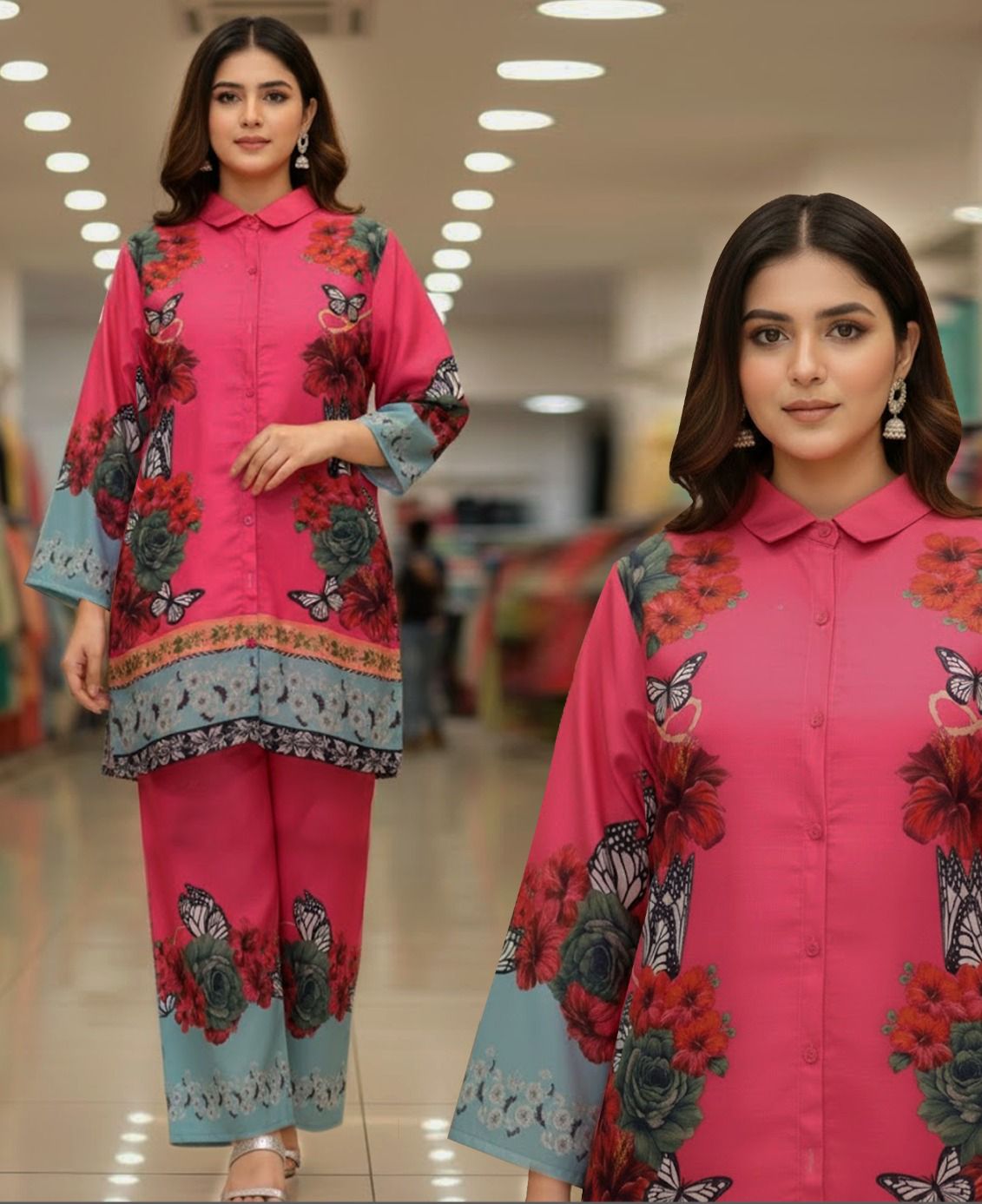 Fusion Premium Co-Ords Set – Crystal Khaddar