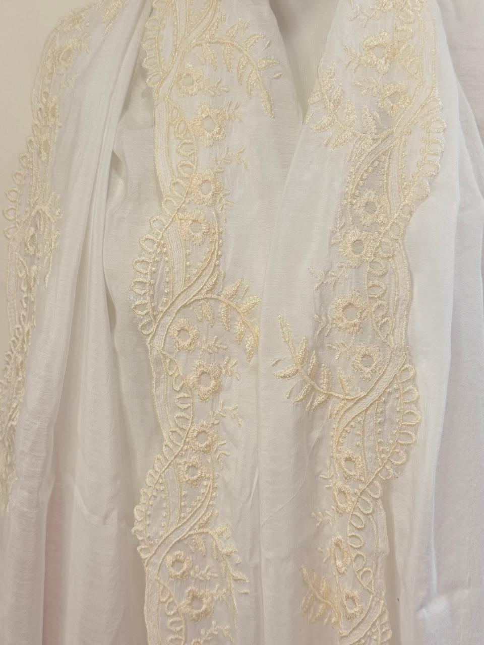 Ivory Grace Premium Voile Lawn Dupatta