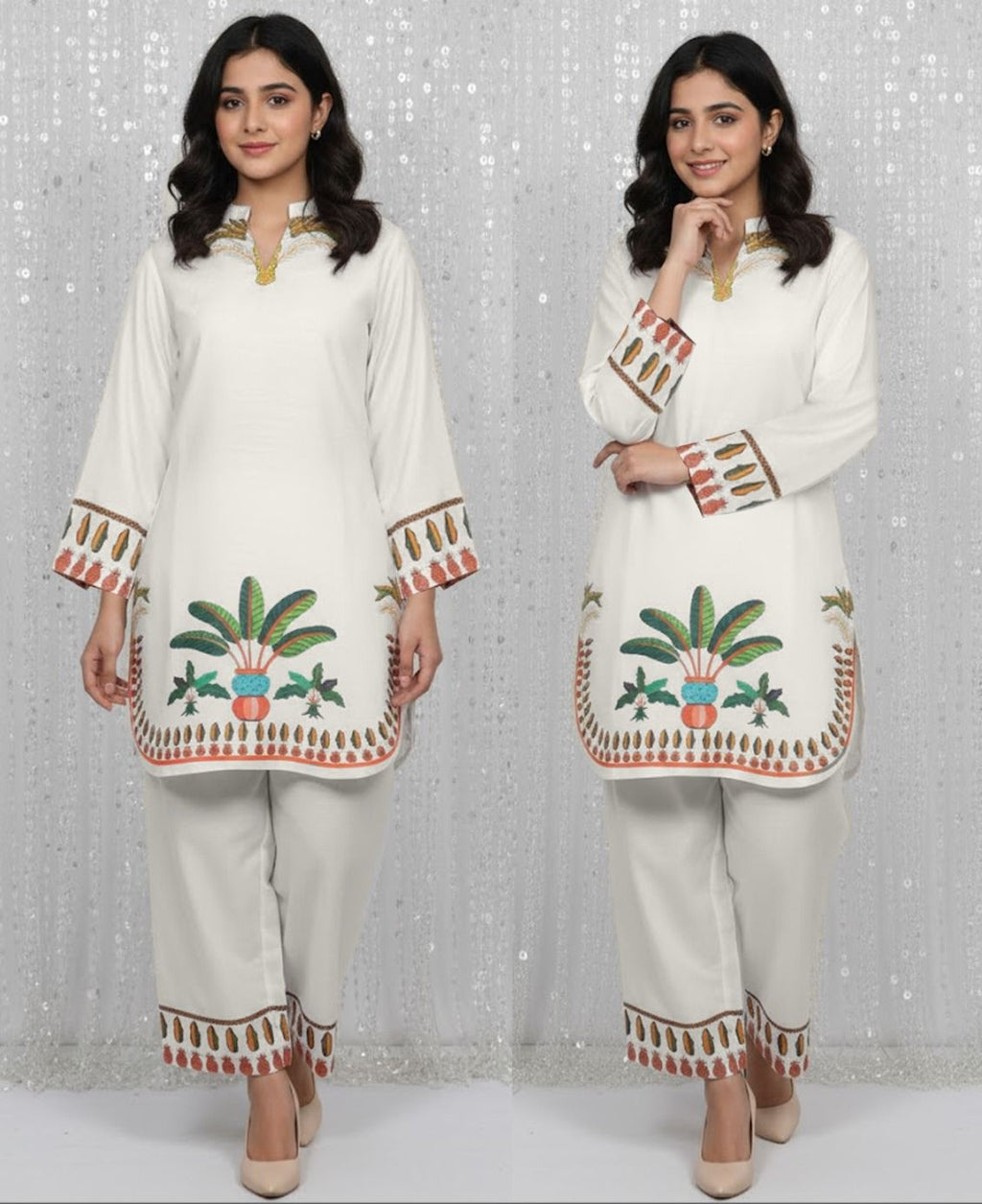 Fusion Premium Co-Ords Set – Crystal Khaddar