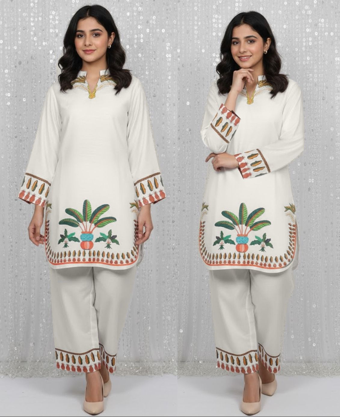 Fusion Premium Co-Ords Set – Crystal Khaddar