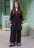 Noir Bloom Embroidered Set